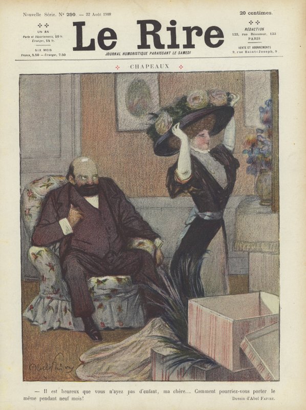 Illusztráció Le Rire alkotó: Jules Abel Faivre