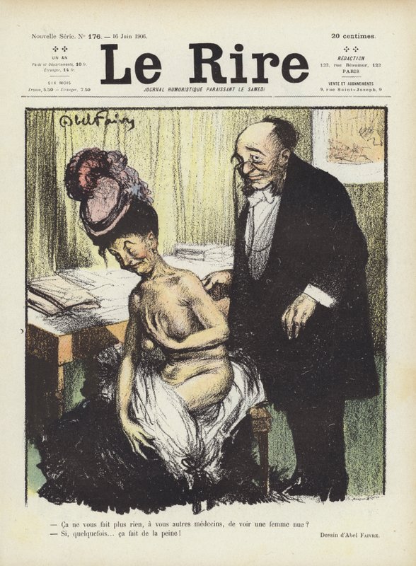 Illusztráció Le Rire alkotó: Jules Abel Faivre