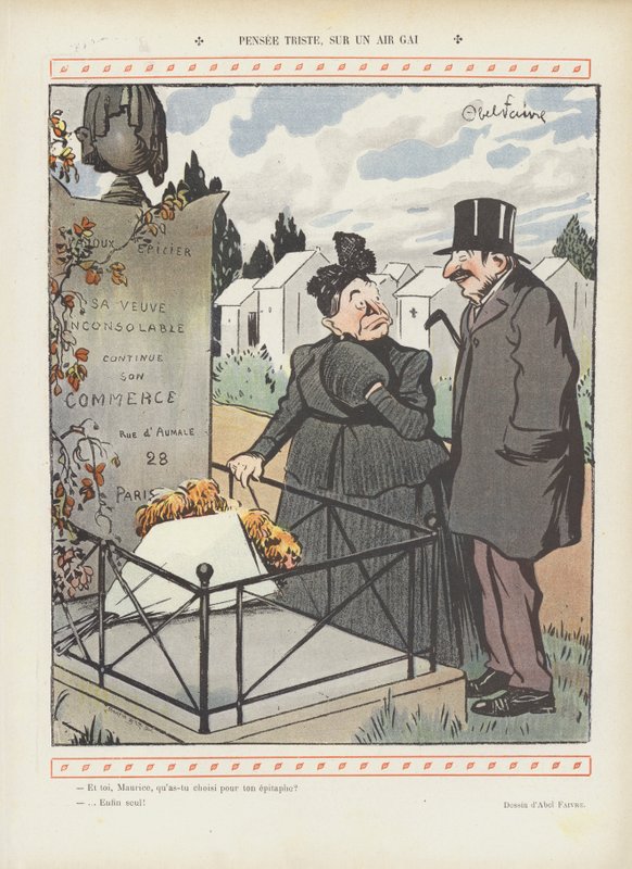 Illusztráció Le Rire alkotó: Jules Abel Faivre