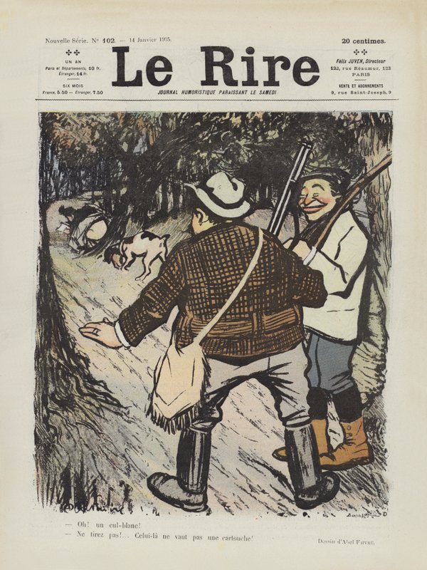 Illusztráció Le Rire alkotó: Jules Abel Faivre