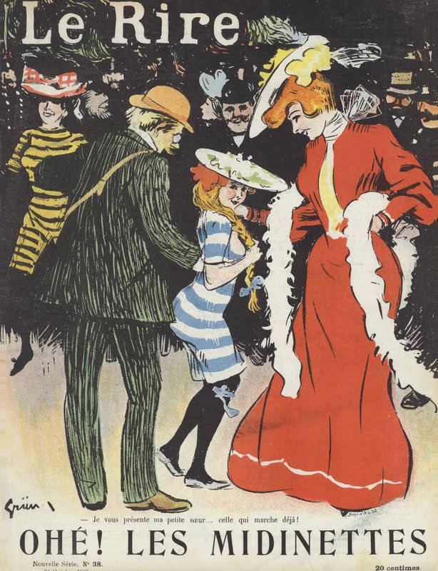 Illusztráció Le Rire alkotó: Jules Alexandre Gruen or Grun