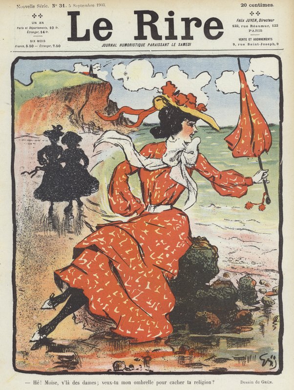 Illusztráció Le Rire alkotó: Jules Alexandre Gruen or Grun