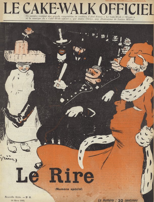 Illusztráció Le Rire alkotó: Jules Alexandre Gruen or Grun