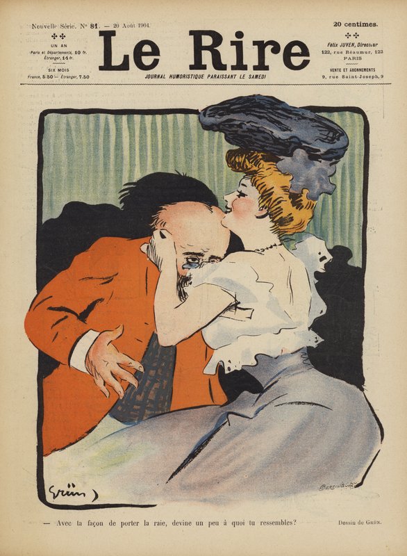 Illusztráció Le Rire alkotó: Jules Alexandre Gruen or Grun