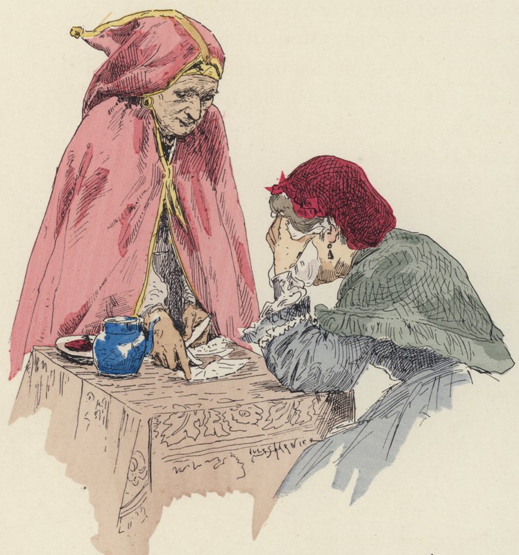 Jós a vásárban (színes litó) alkotó: Jules Arsene (after) Garnier