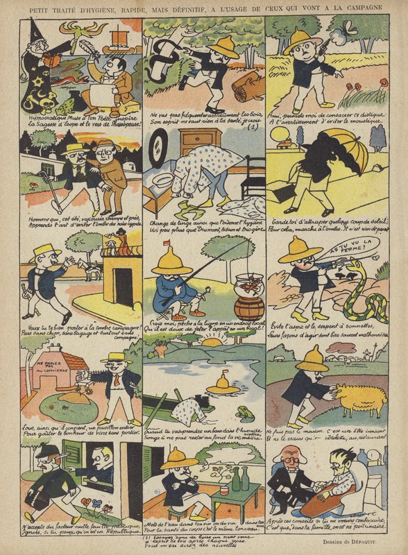 Illusztráció Le Rire alkotó: Jules Depaquit