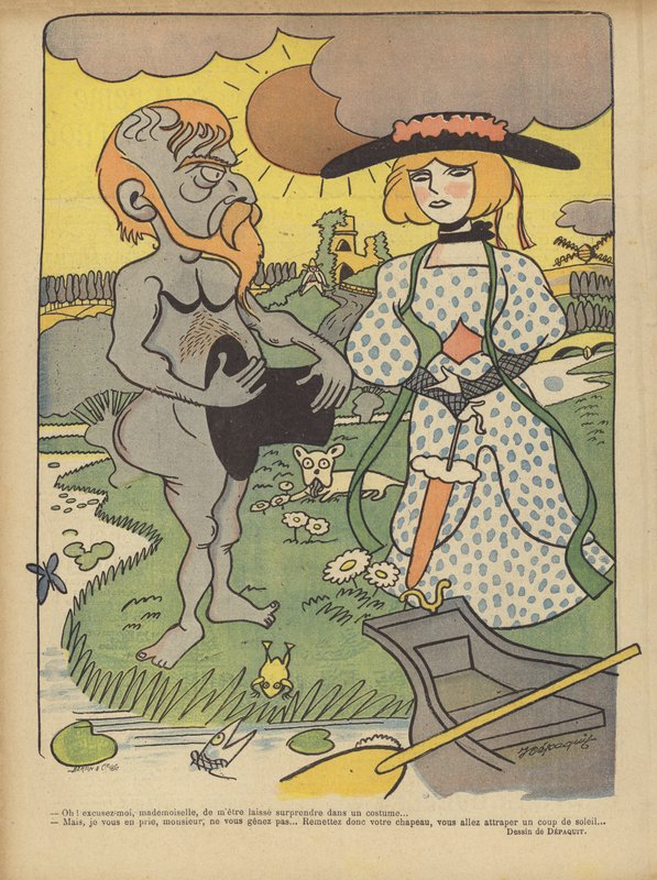 Illusztráció Le Rire alkotó: Jules Depaquit