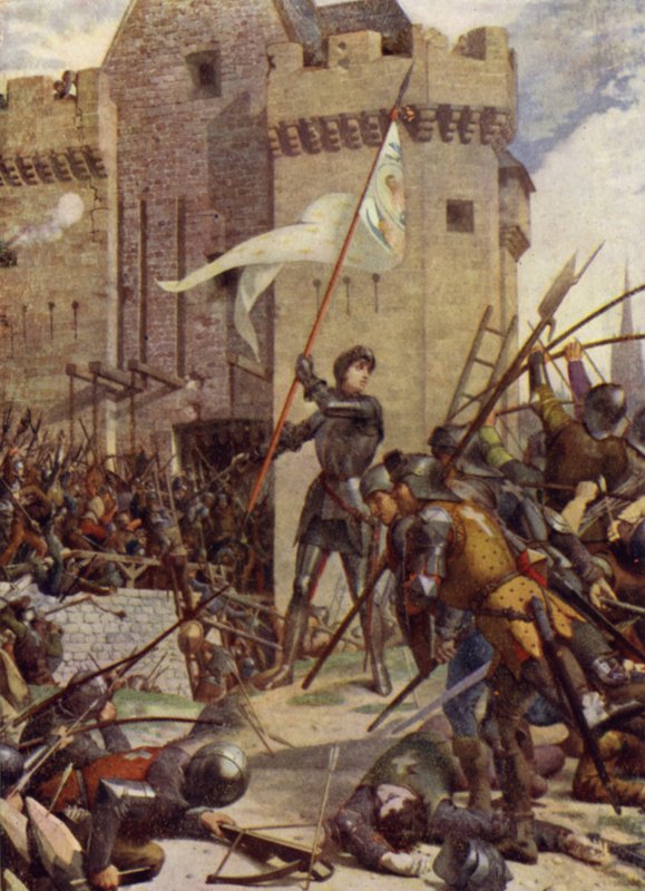 Orleans domborműve, Joan of Arc, 1429 alkotó: Jules Eugene Lenepveu