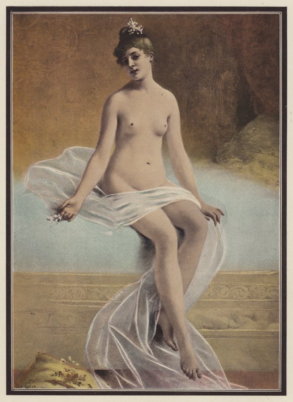 Törékenység (színes litó) alkotó: Jules Frederic Ballavoine