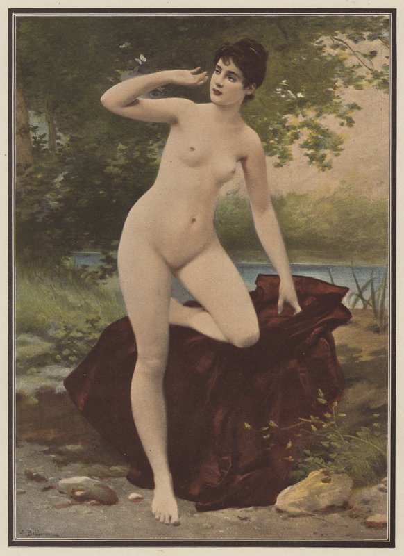 A meggondolatlan (színes litó) alkotó: Jules Frederic Ballavoine