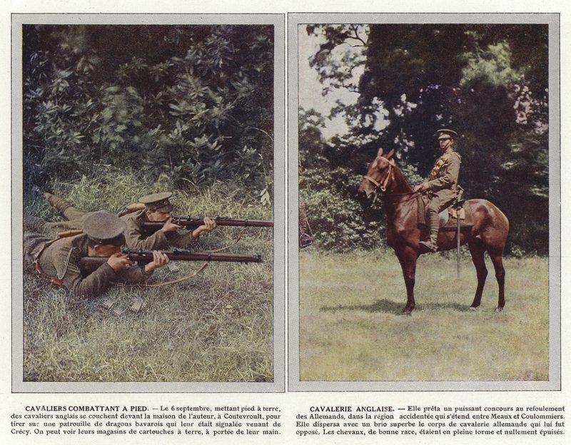 Cavaliers Fighting On Foot, angol lovasság alkotó: Jules Gervais Courtellemont