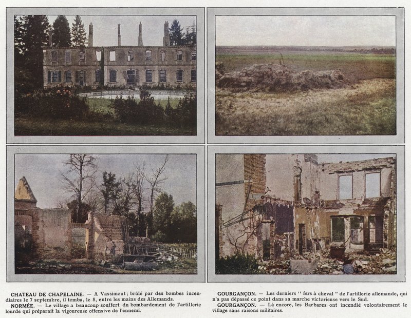 Chateau de Chapelaine, Gourgancon, Normee, Gourgancon alkotó: Jules Gervais Courtellemont