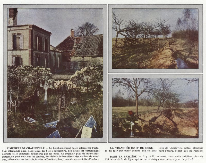 Charleville temető, La Tranchee du 2e de Ligne, In the Sabliere alkotó: Jules Gervais Courtellemont