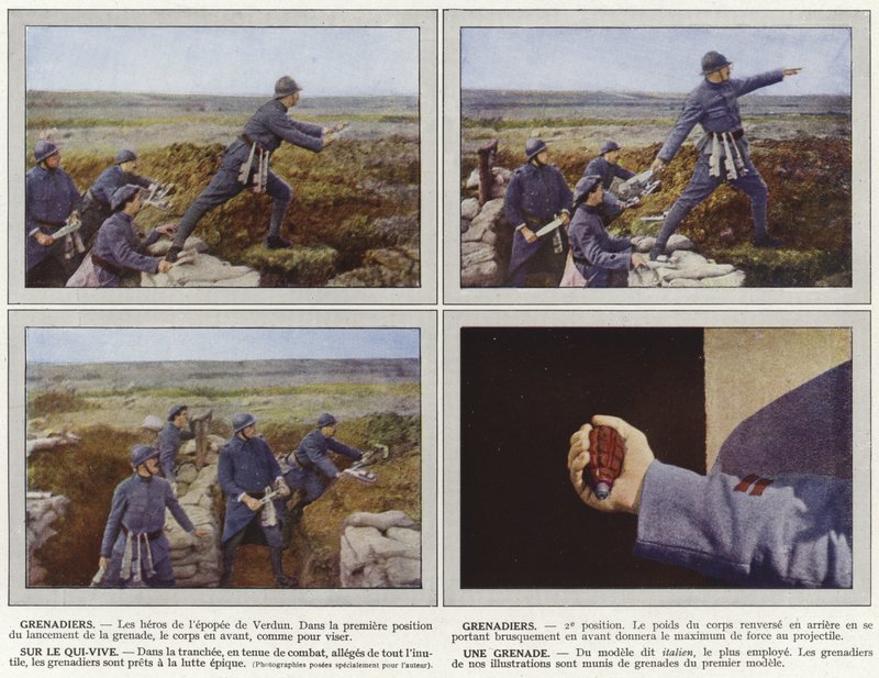 Gránátosok, Gránátosok, Sur Le Qui-Vive, Egy gránát alkotó: Jules Gervais Courtellemont