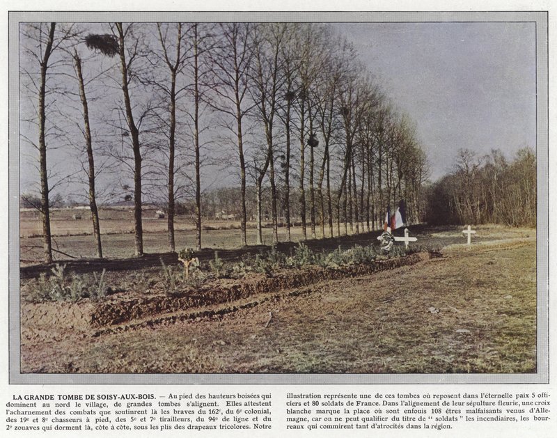 Soisy-aux-Bois nagy sírja fotó alkotó: Jules Gervais Courtellemont