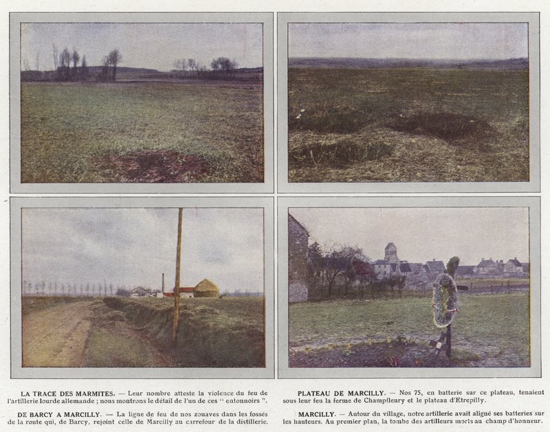 La Trace des Marmites, Plateau de Marcilly, De Barcy a Marcilly, Marcilly alkotó: Jules Gervais Courtellemont