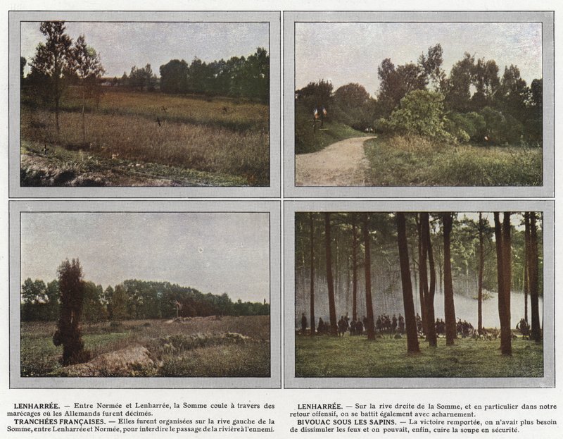 Lenharree, Lenharree, Tranchees Francaises, Bivouac Under the Firs alkotó: Jules Gervais Courtellemont
