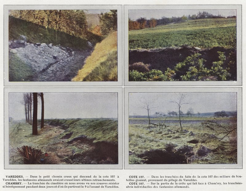 Vareddes, Cote 107, Chambry, Cote 107 alkotó: Jules Gervais Courtellemont