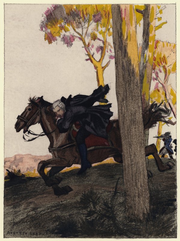 Illusztráció Casanova emlékirataihoz (színes litográfia) alkotó: Jules Marie Auguste Leroux