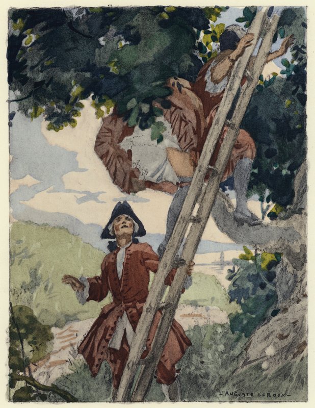 Illusztráció Casanova emlékirataihoz (színes litográfia) alkotó: Jules Marie Auguste Leroux
