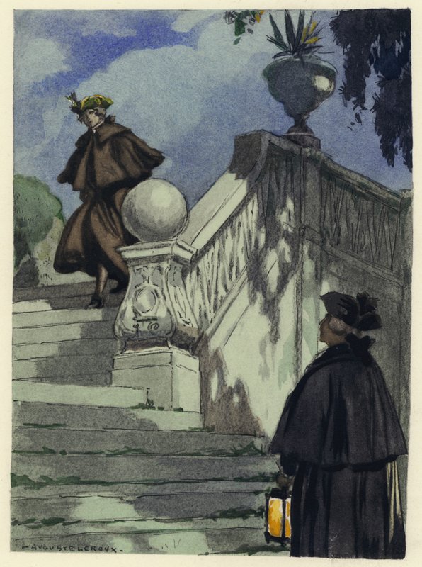 Illusztráció Casanova emlékirataihoz (színes litográfia) alkotó: Jules Marie Auguste Leroux