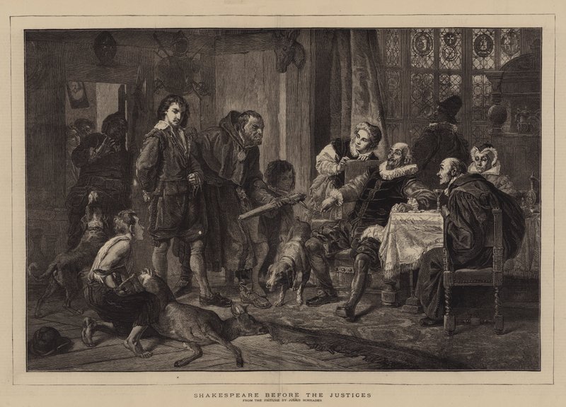 Shakespeare az igazságszolgáltatás előtt alkotó: Julius Friedrich Anton Schrader