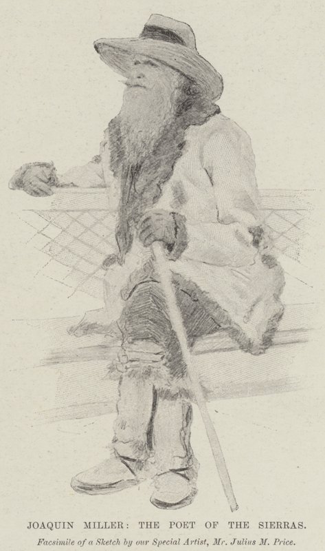 Joaquin Miller, a Sierrák költője alkotó: Julius Mandes Price