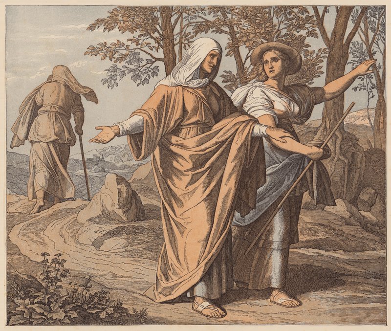Ruth és Naomi, Ruth, I alkotó: Julius (after) Schnorr von Carolsfeld