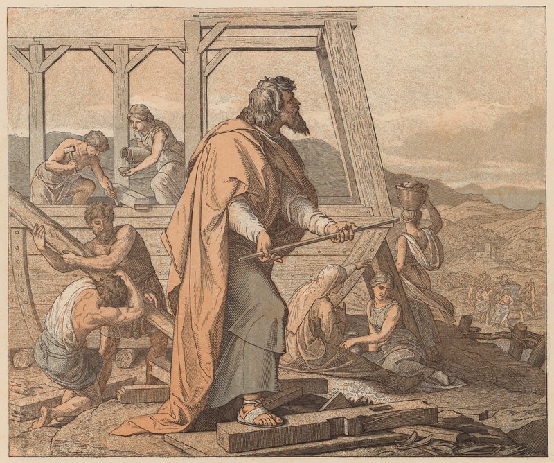 A frigyláda építése, Genezis, VI. alkotó: Julius (after) Schnorr von Carolsfeld