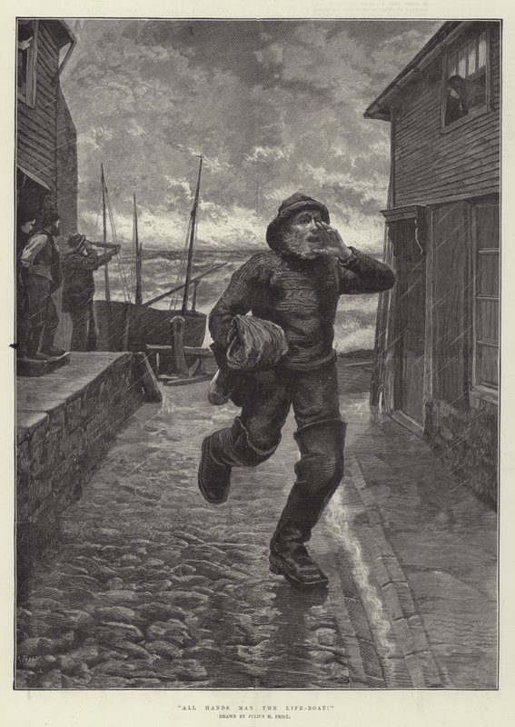 All Hands Man The Life-Boat! alkotó: Julius Mandes Price