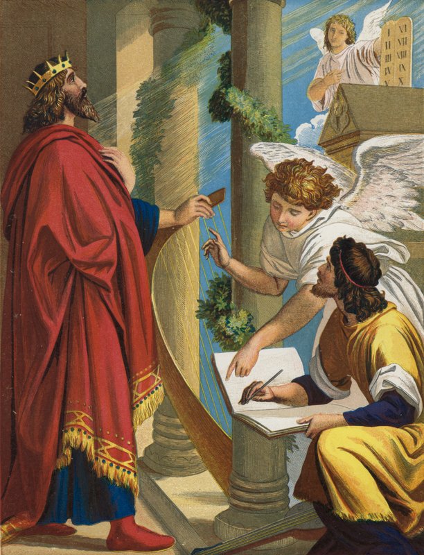 Dávid petíciója alkotó: Julius Schnorr von Carolsfeld