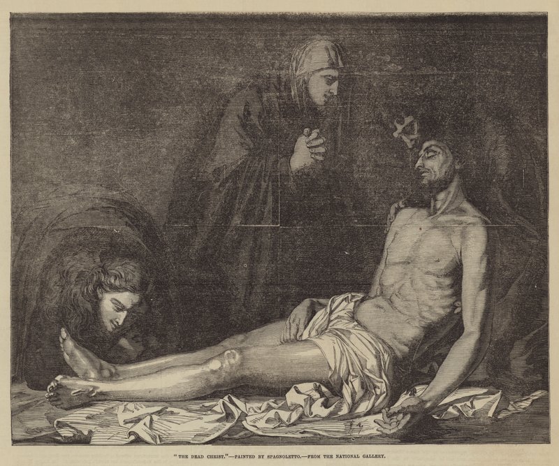 A halott Krisztus alkotó: Jusepe de Ribera