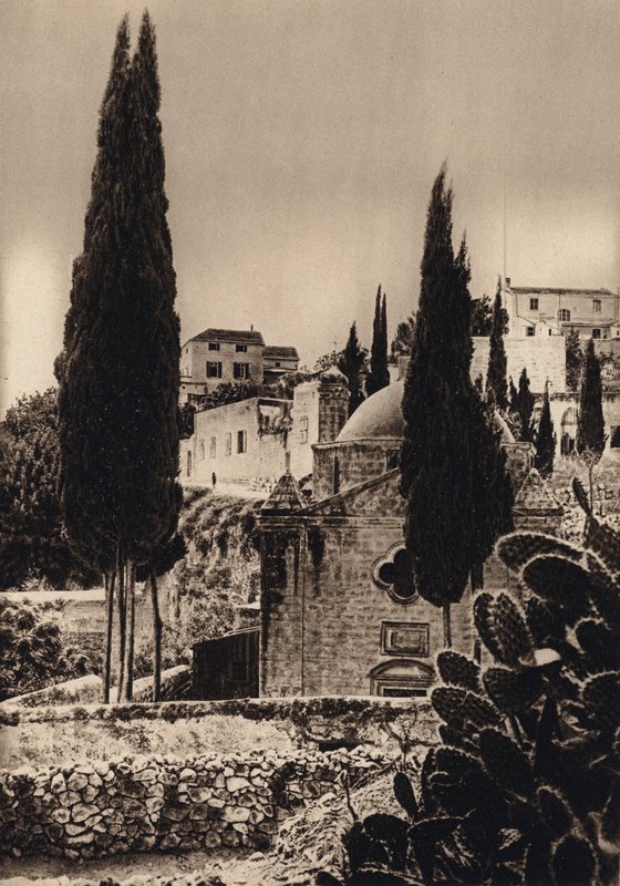 Názáret, Angyali üdvözlet temploma (f/w fotó) alkotó: Karl Grober