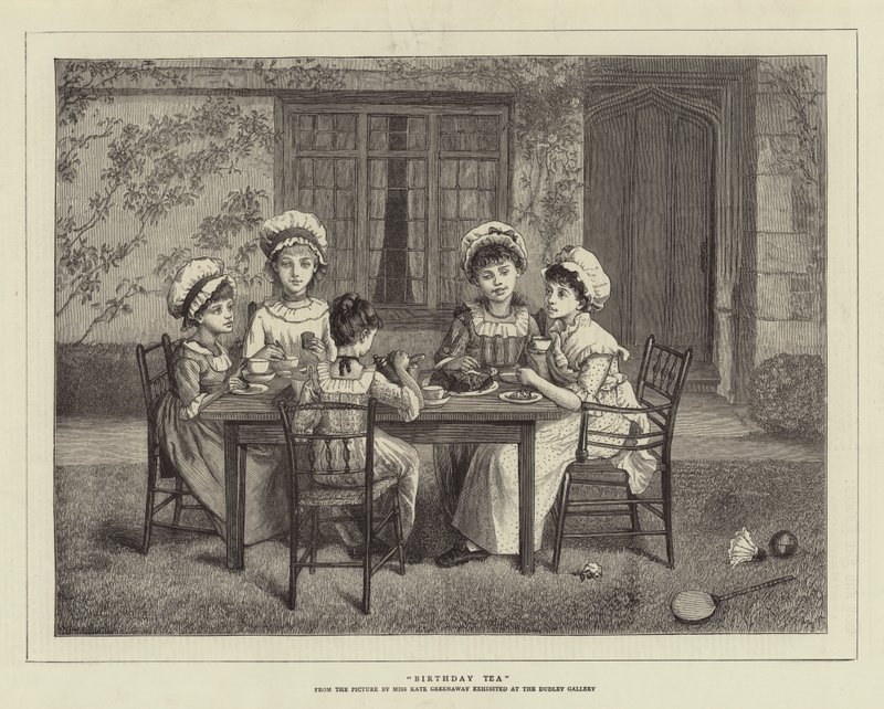 Születésnapi tea alkotó: Kate Greenaway