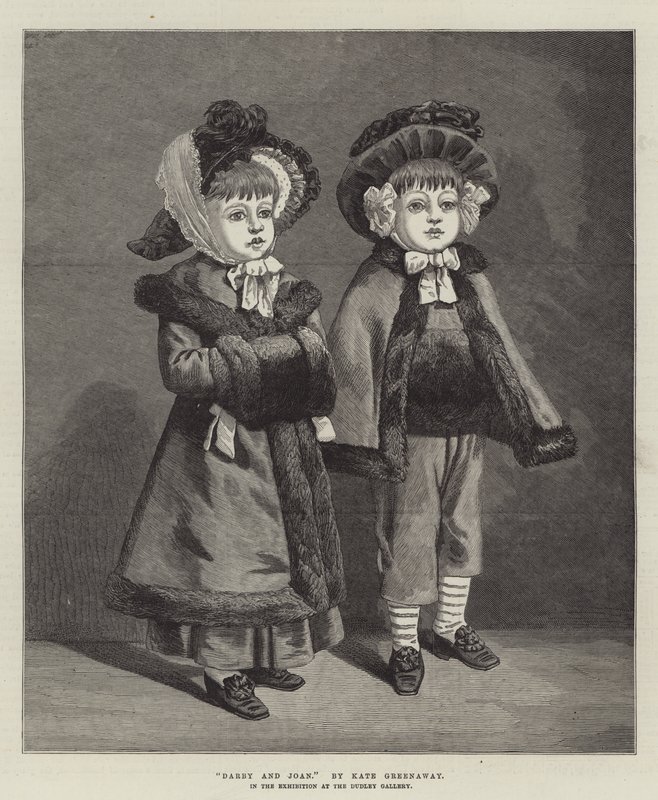 Darby és Joan a Dudley Galéria kiállításán alkotó: Kate Greenaway