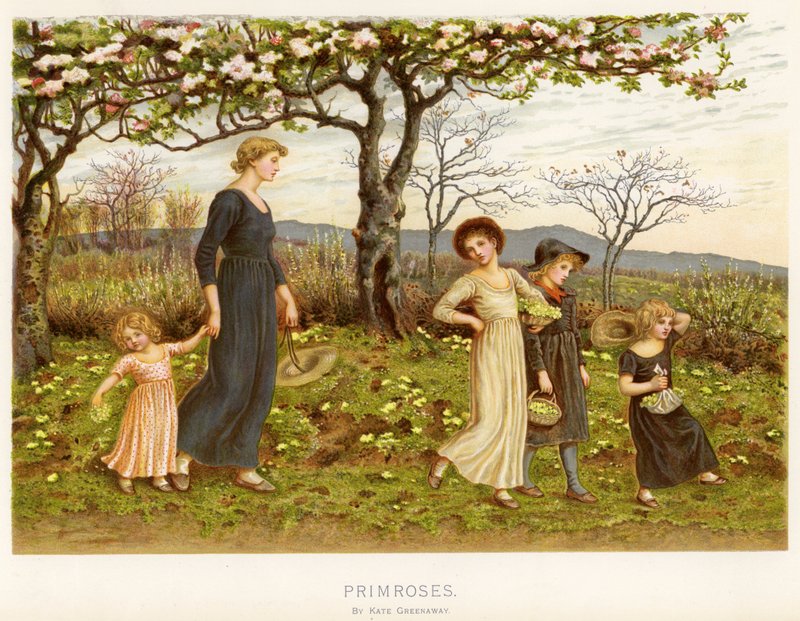 kankalin (chromolitho) alkotó: Kate Greenaway