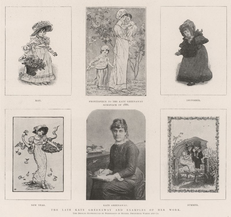 A néhai Kate Greenaway és munkásságának példái alkotó: Kate Greenaway