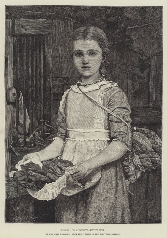 A Rabbit-Hutch metszet alkotó: Kate Perugini