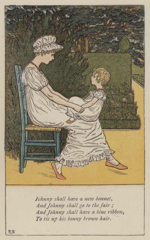 Johnnynak új motorháztetője lesz (színes litó) alkotó: Kate (after) Greenaway