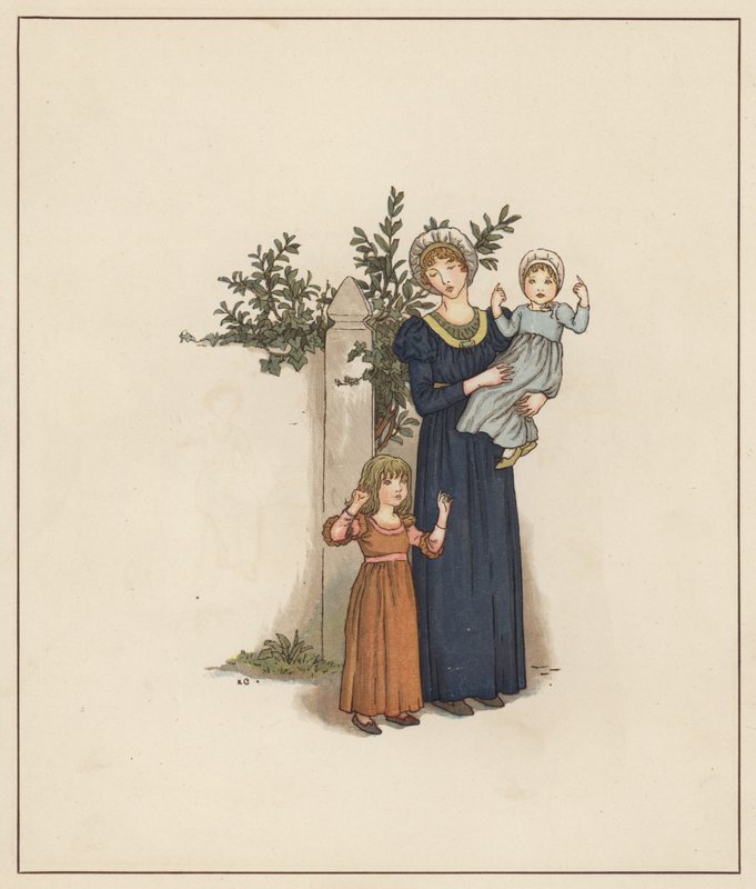 Kate Greenaway illusztrációja Robert Browning Hamelin pipája című filmjéhez (színes litó) alkotó: Kate (after) Greenaway