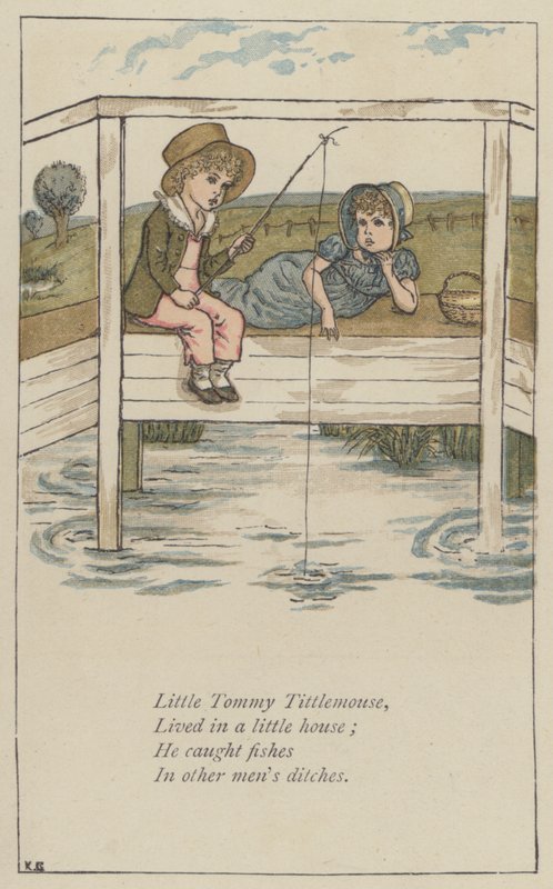 Little Tommy Tittlegouse (színes litó) alkotó: Kate (after) Greenaway