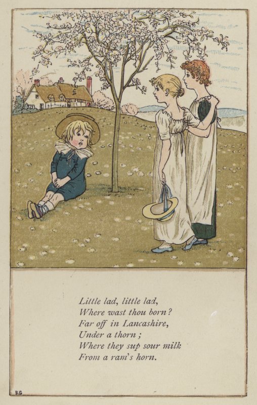 Kis legény, kis legény (színes litó) alkotó: Kate (after) Greenaway