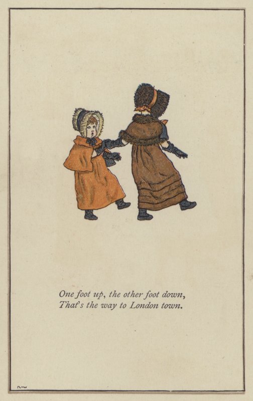 Egyik lábbal felfelé, másik lábbal lefelé alkotó: Kate Greenaway