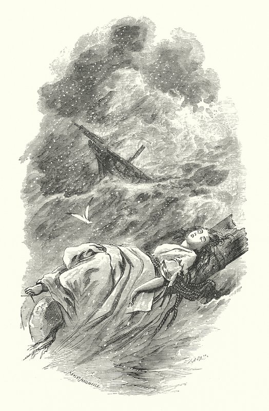 A Hesperus hajótörése (metszet) alkotó: Keeley Halswelle