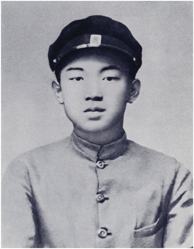 Kim Il-sung elvtárs iskolai éveiben (litho) alkotó: Korean Photographer