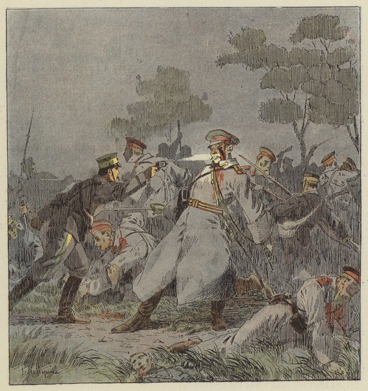 Combat de nuit Mo-Tien-Lingben alkotó: L. Malespine