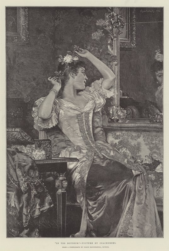 A Boudoir metszeten alkotó: Ladislaw von Czachorski