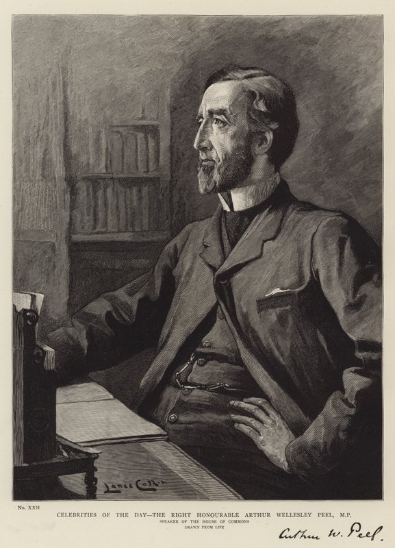 A nap hírességei, a jobbik, tisztelt Arthur Wellesley Peel, képviselő alkotó: Lance Calkin