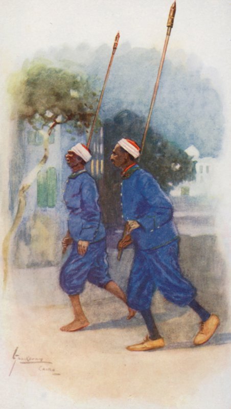 Egyiptom népe: Illi walla el Lumad (színes litográfia). alkotó: Lance Thackeray