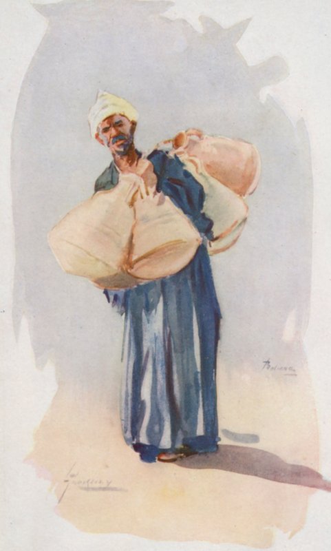 Egyiptom népe: Baia Ballassi (színes litográfia). alkotó: Lance Thackeray